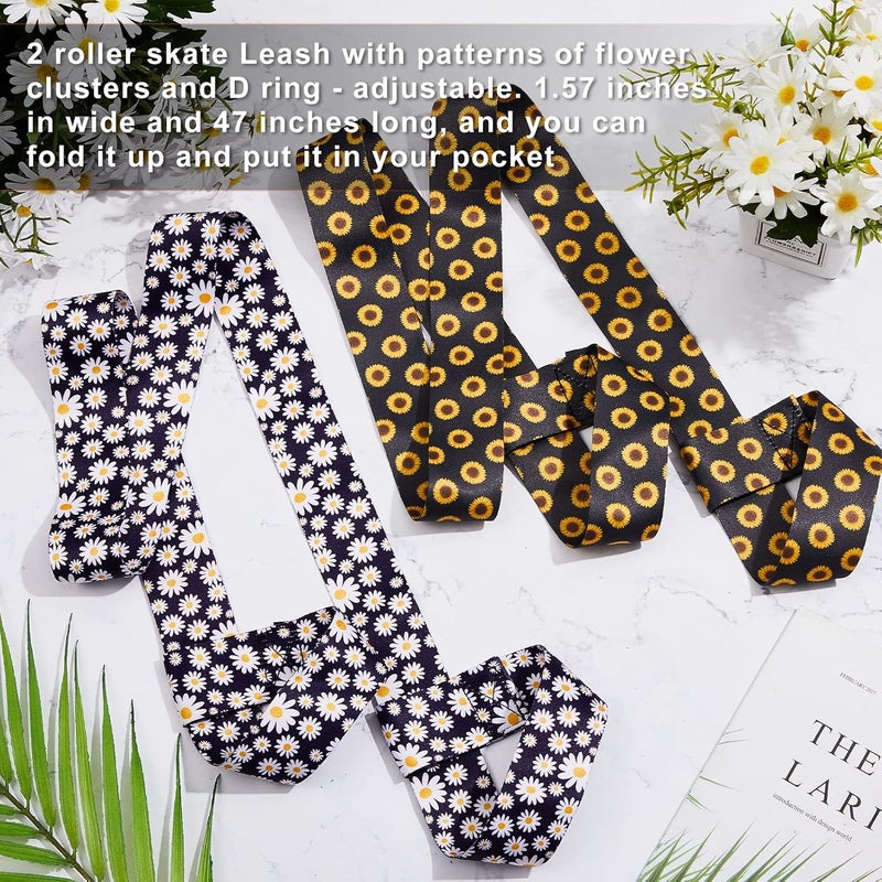 Skylety حزام حذاء التزلج القابل للتعديل 2 قطعة مع حزام كتف مرن لحمل الأطفال والنساء والرجال للتزلج - Image 3